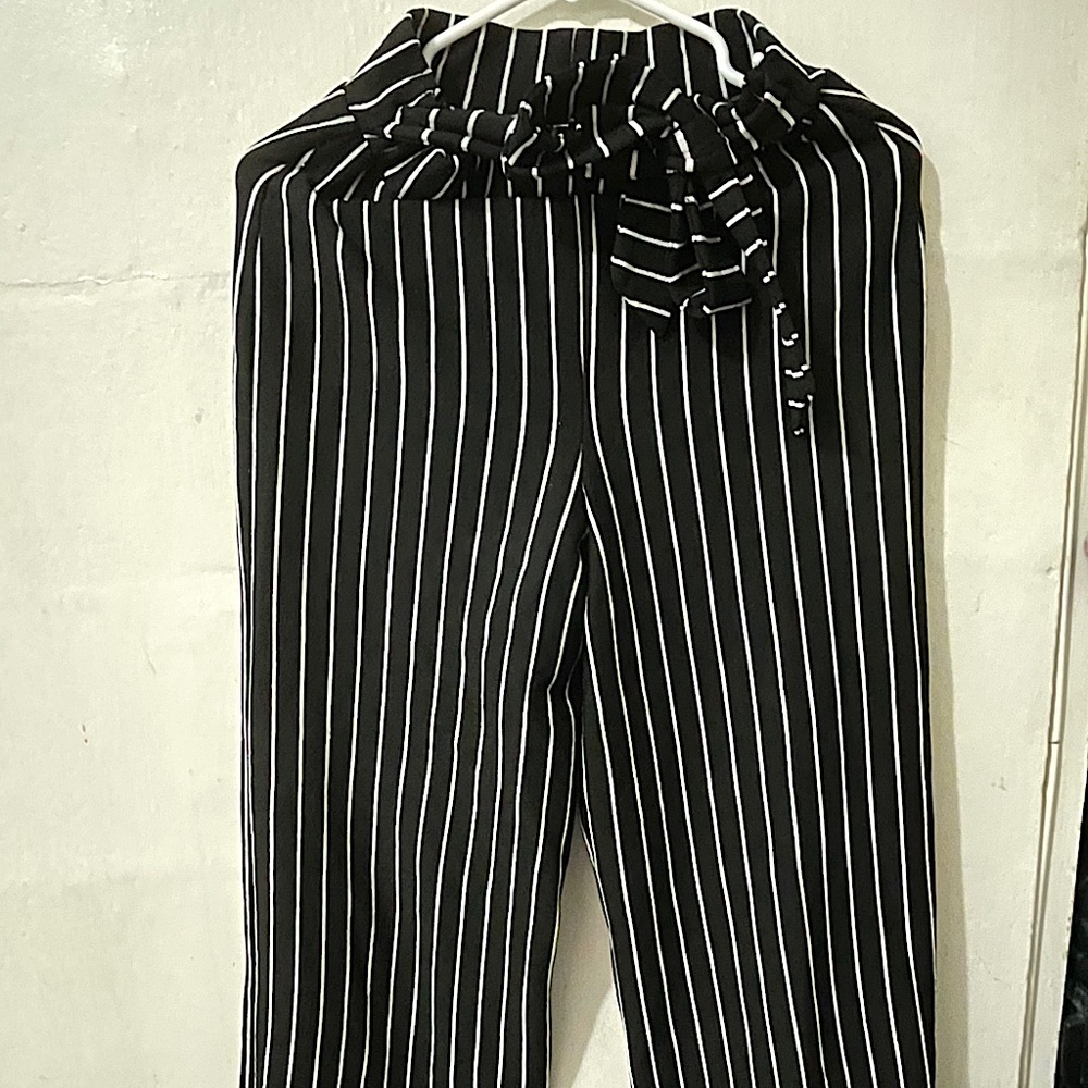 Miss Selfridges Black and White Trouser